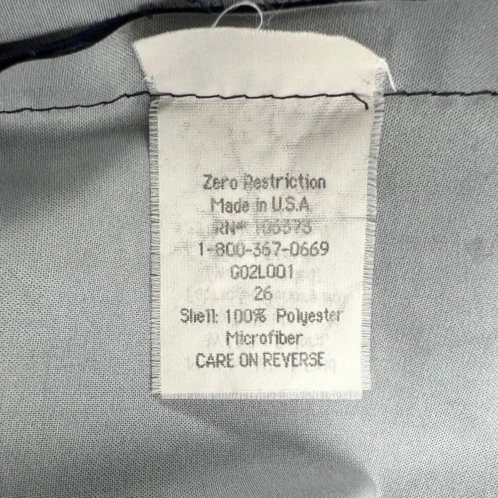 Zero‎ Restriction Windbreaker Men's Size XXL Blue Kelly Plantation Golf 1/2 Zip